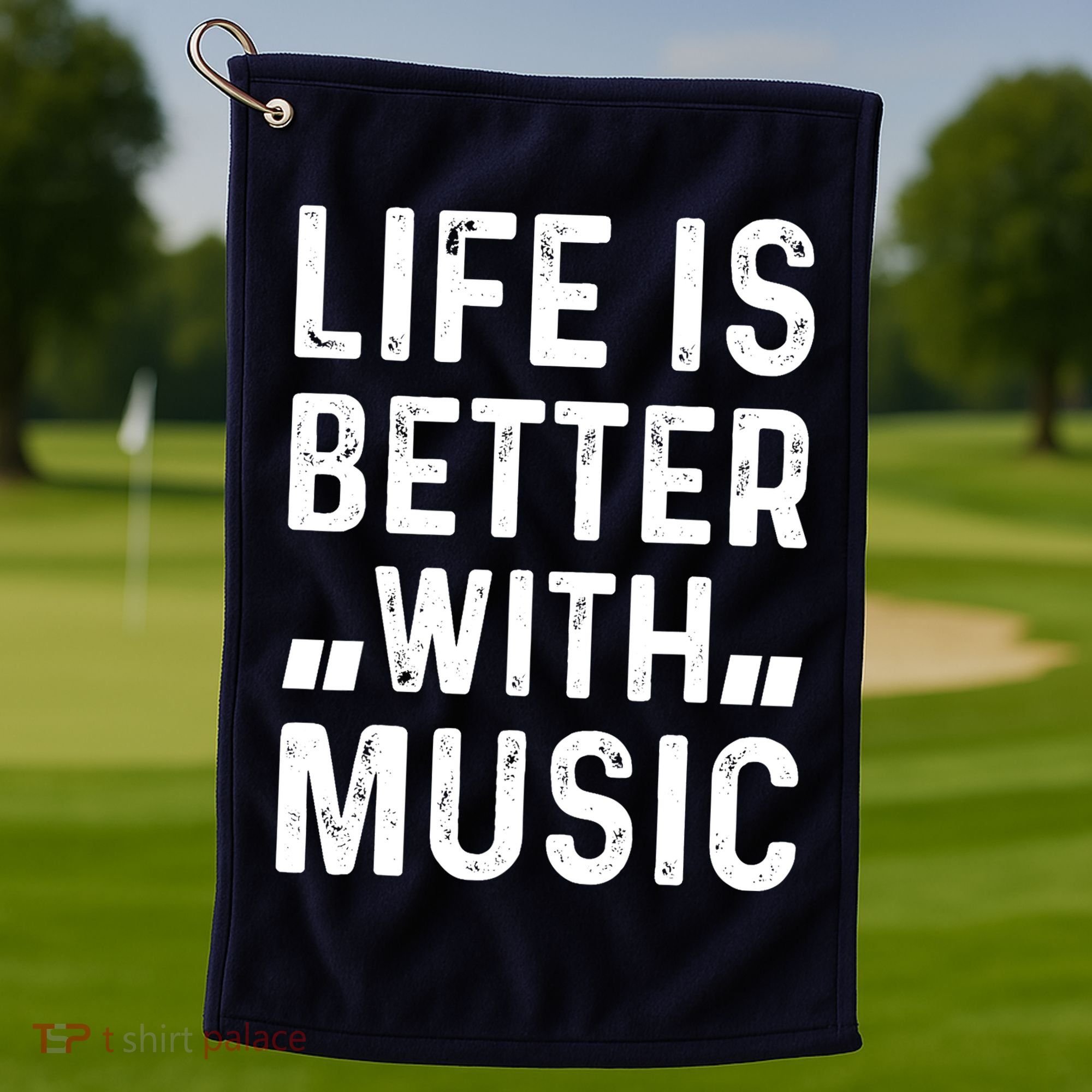Music Lover - Life Is Better With Music Golf Towel