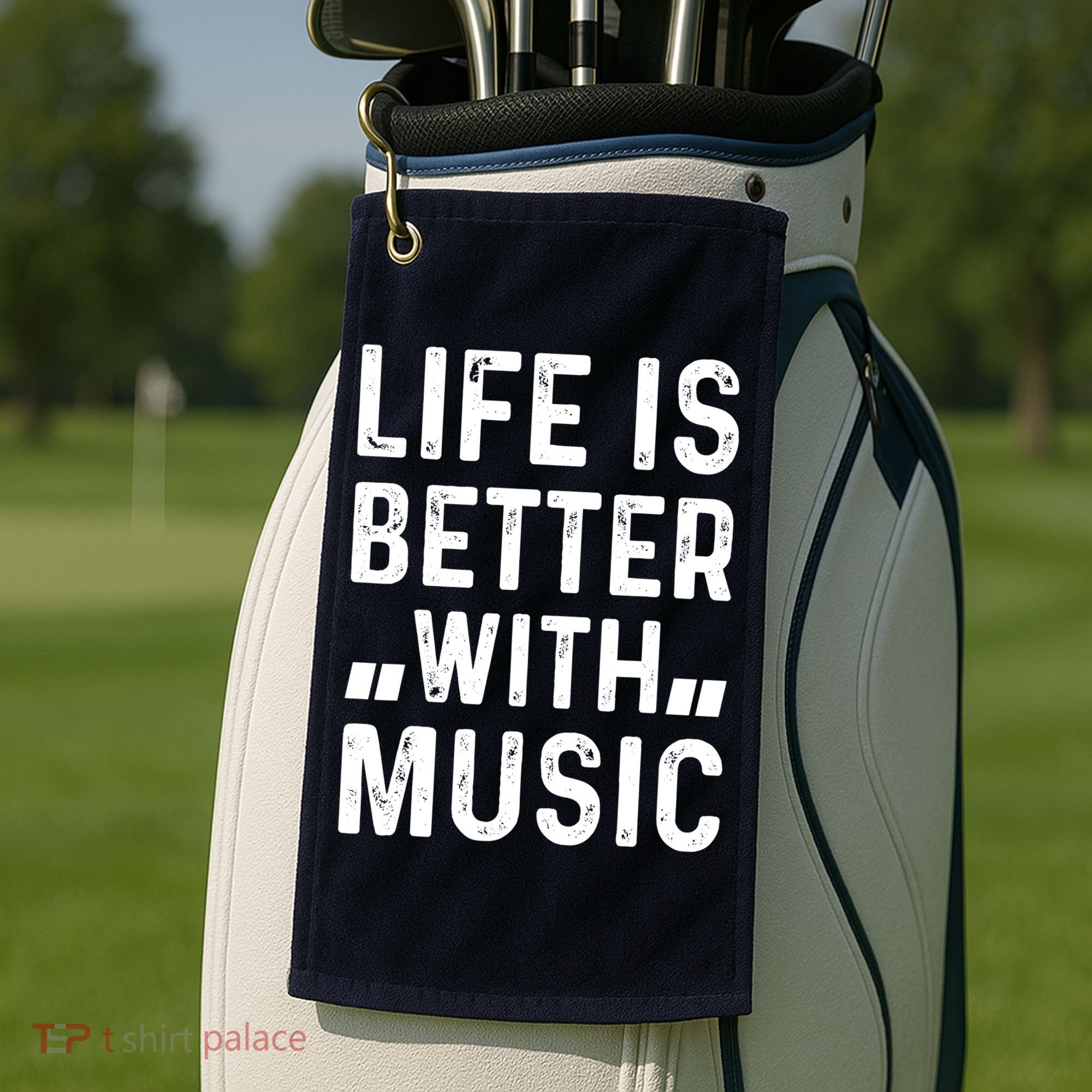 Music Lover - Life Is Better With Music Golf Towel