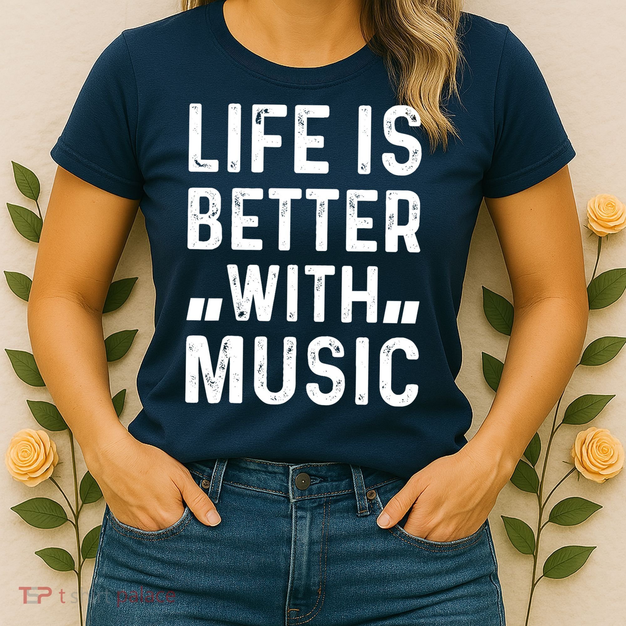Music Lover - Life Is Better With Music Women's T-Shirt