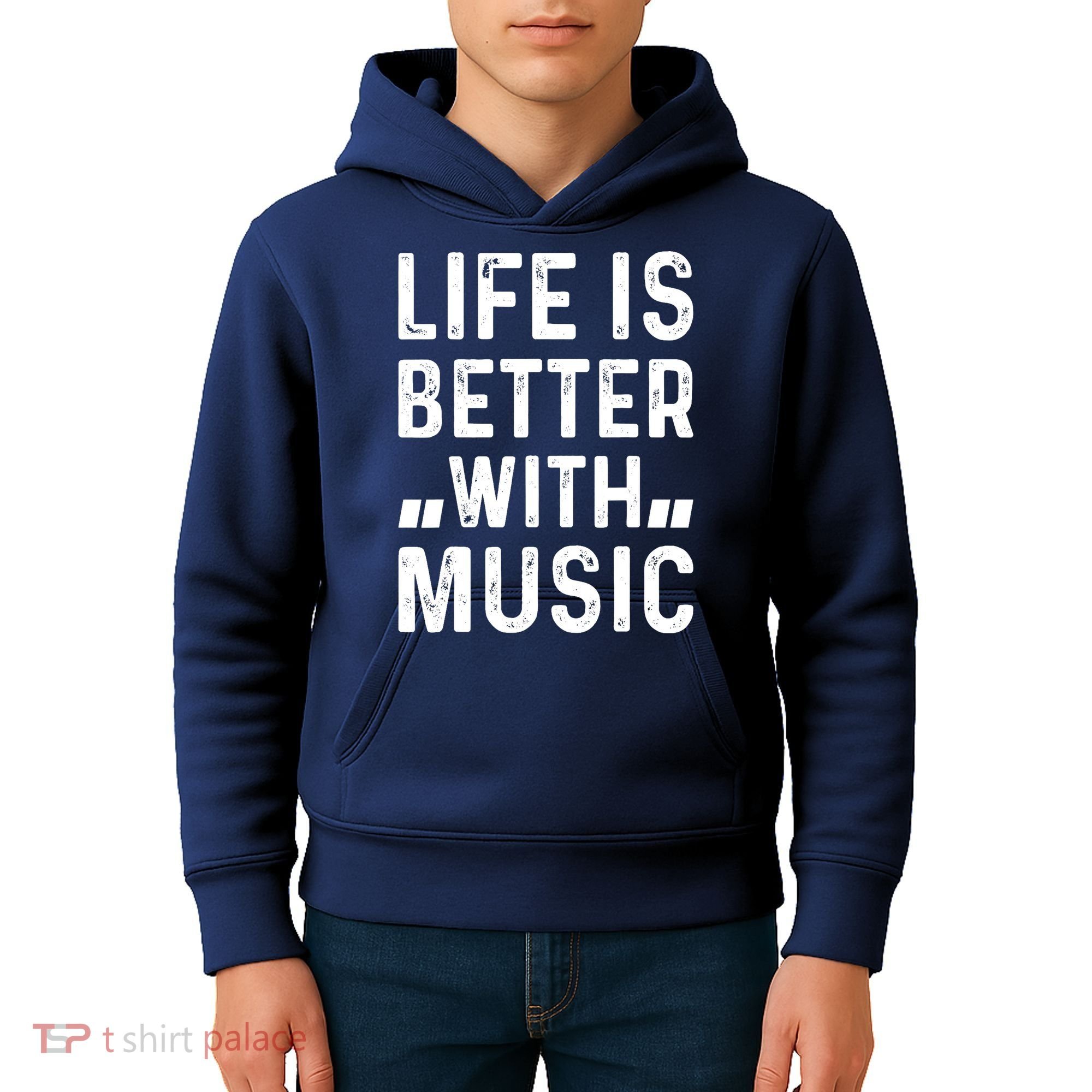 Music Lover - Life Is Better With Music Kids Hoodie