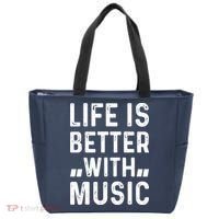Music Lover - Life Is Better With Music Tote Bag thumb 0