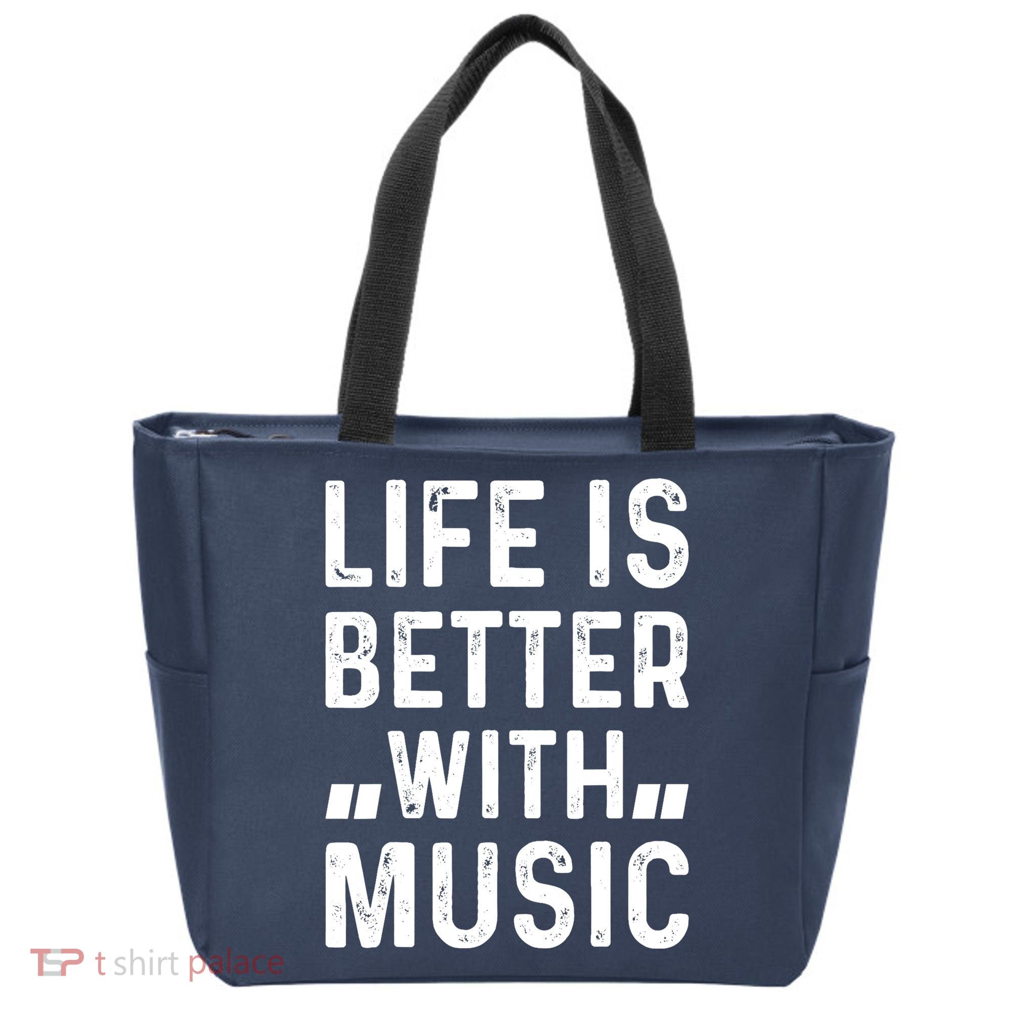 Music Lover - Life Is Better With Music Tote Bag