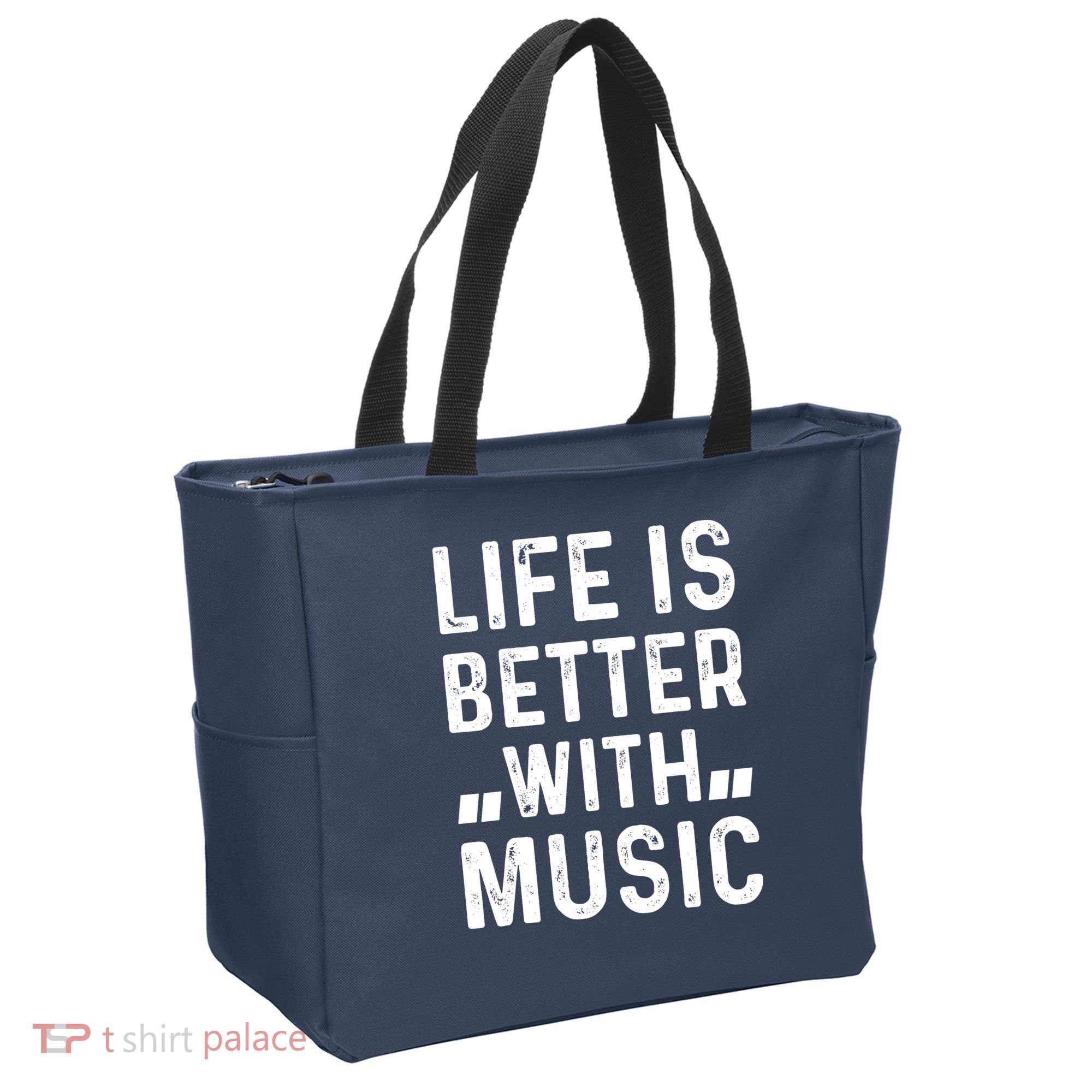 Music Lover - Life Is Better With Music Tote Bag