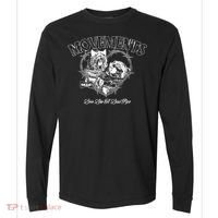 Movements Love Like A Lead Pipe Wolf Comfort Colors Heavyweight Long Sleeve T-Shirt thumb 0