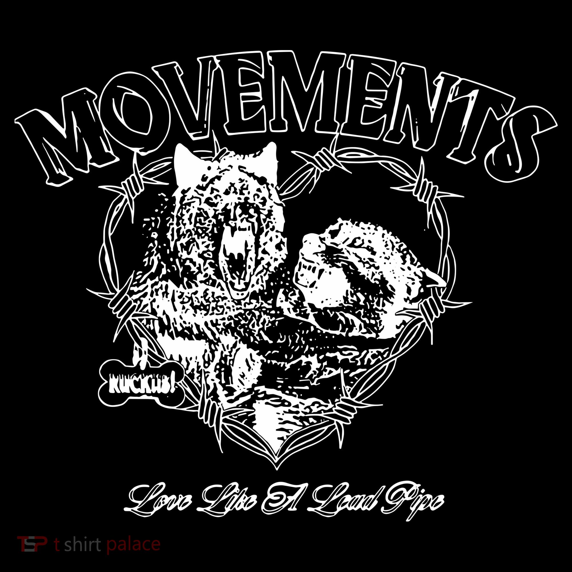 Movements Love Like A Lead Pipe Wolf Button