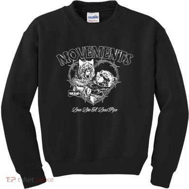 Movements Love Like A Lead Pipe Wolf Kids Sweatshirt