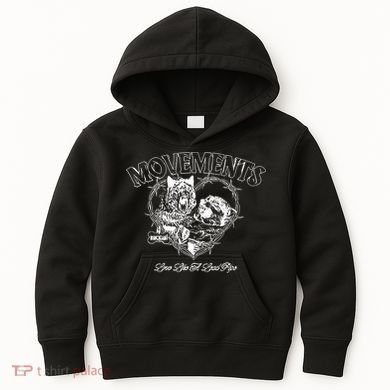 Movements Love Like A Lead Pipe Wolf Kids Hoodie