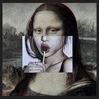 Mona Lisa Lollipop Women's Sweatshirt thumb 2