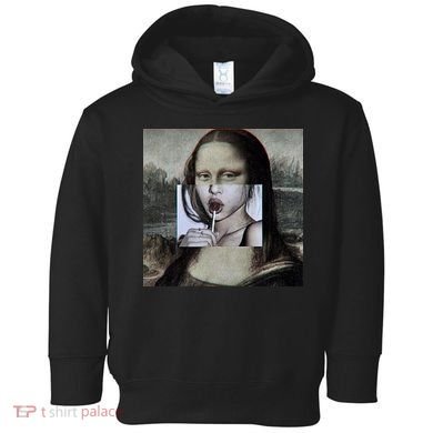 Mona Lisa Lollipop Toddler Hoodie