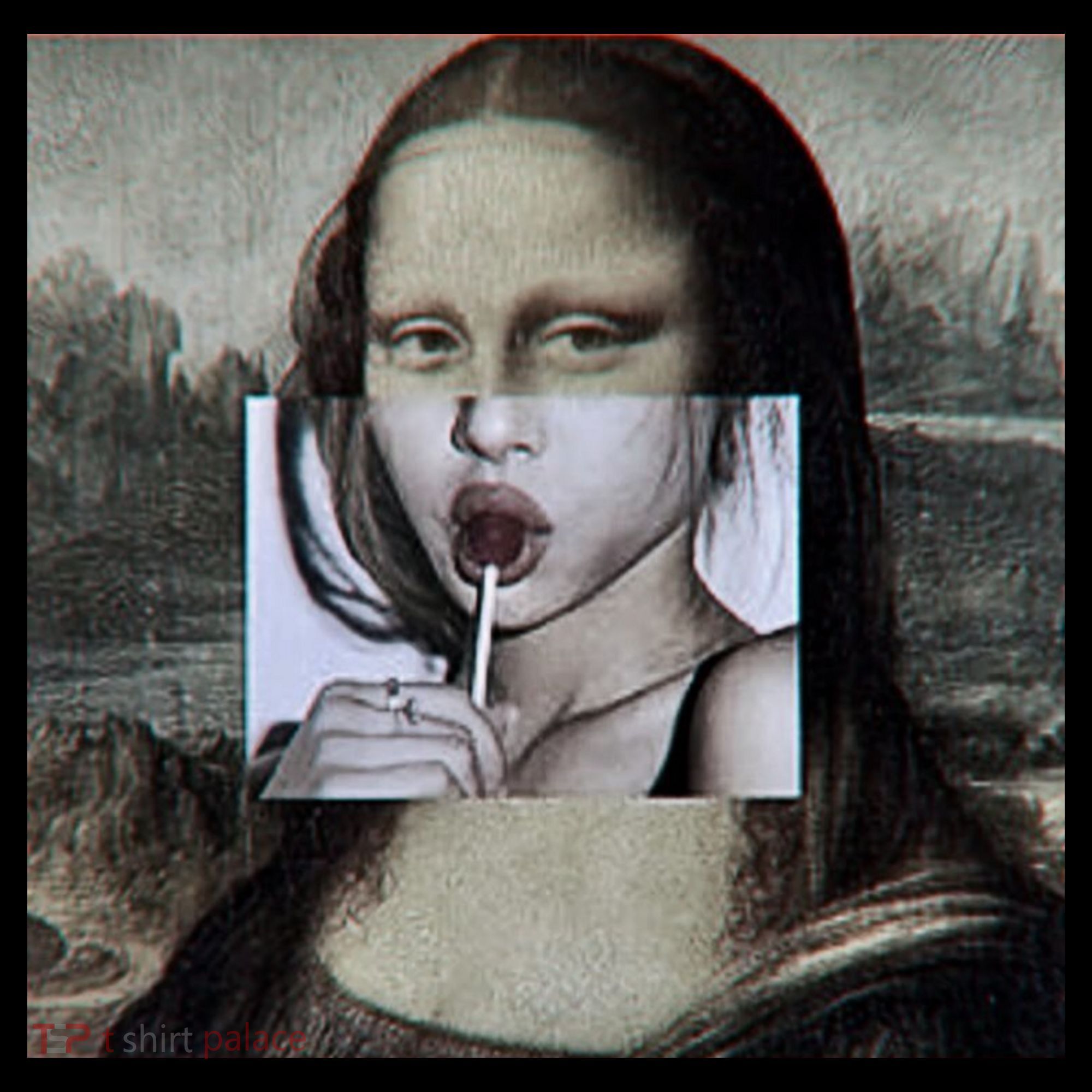 Mona Lisa Lollipop Tote Bag