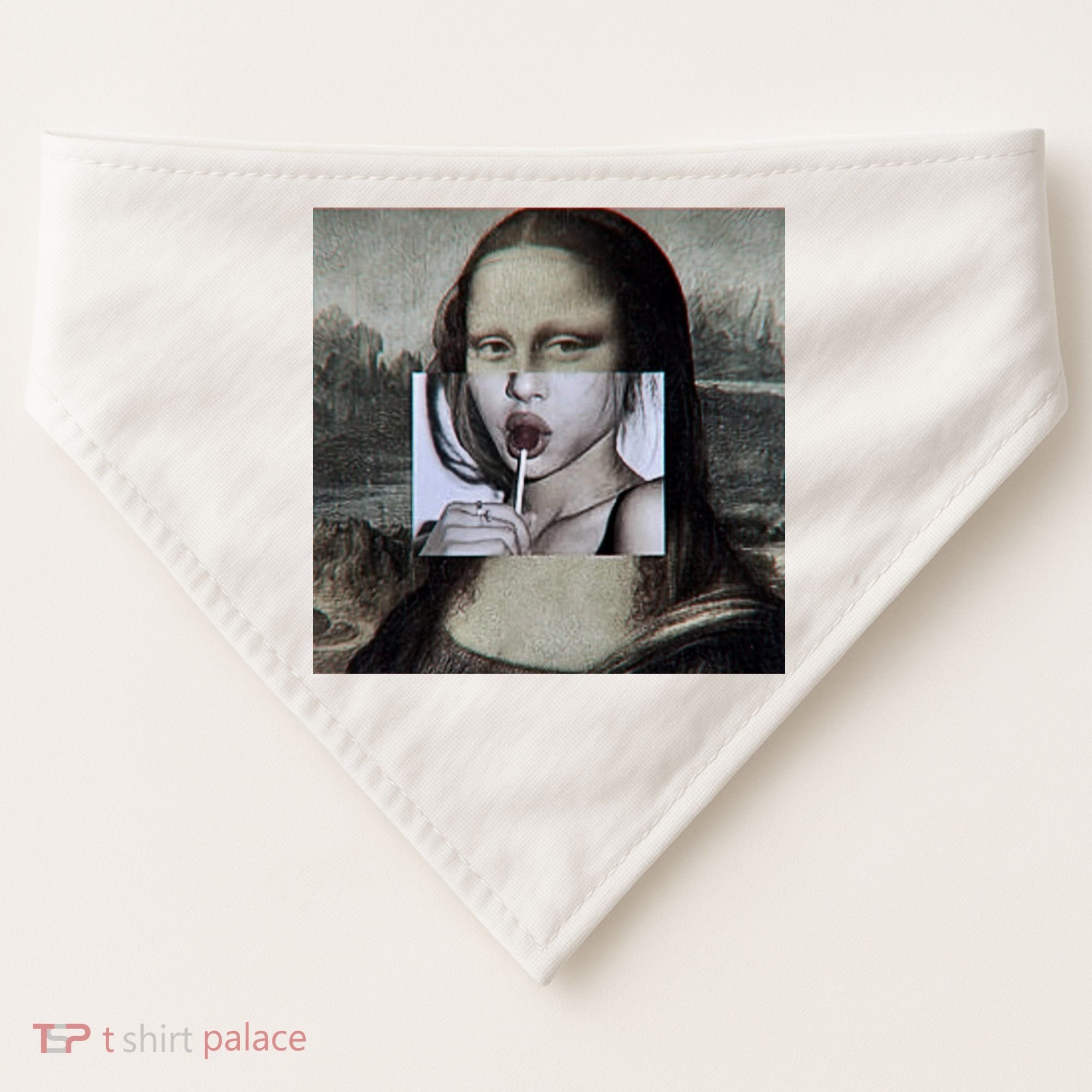 Mona Lisa Lollipop USA-Made Doggie Bandana