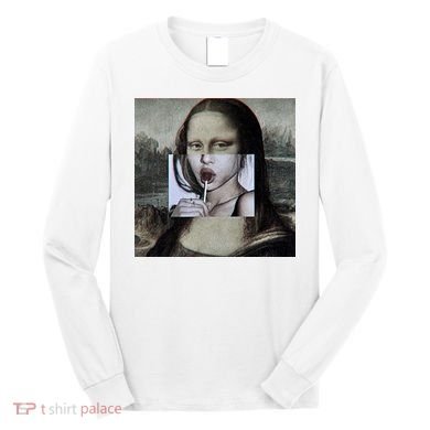 Mona Lisa Lollipop Long Sleeve Shirt