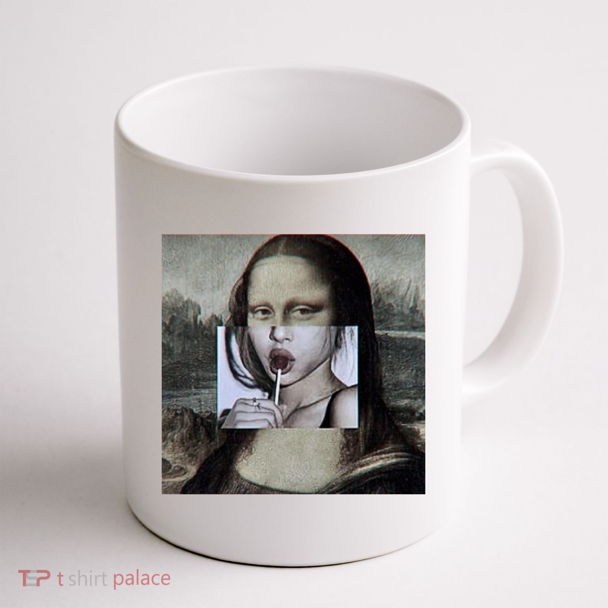 Mona Lisa Lollipop Coffee Mug