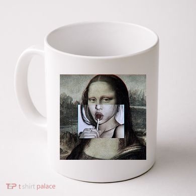Mona Lisa Lollipop Coffee Mug