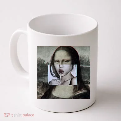 Mona Lisa Lollipop Coffee Mug