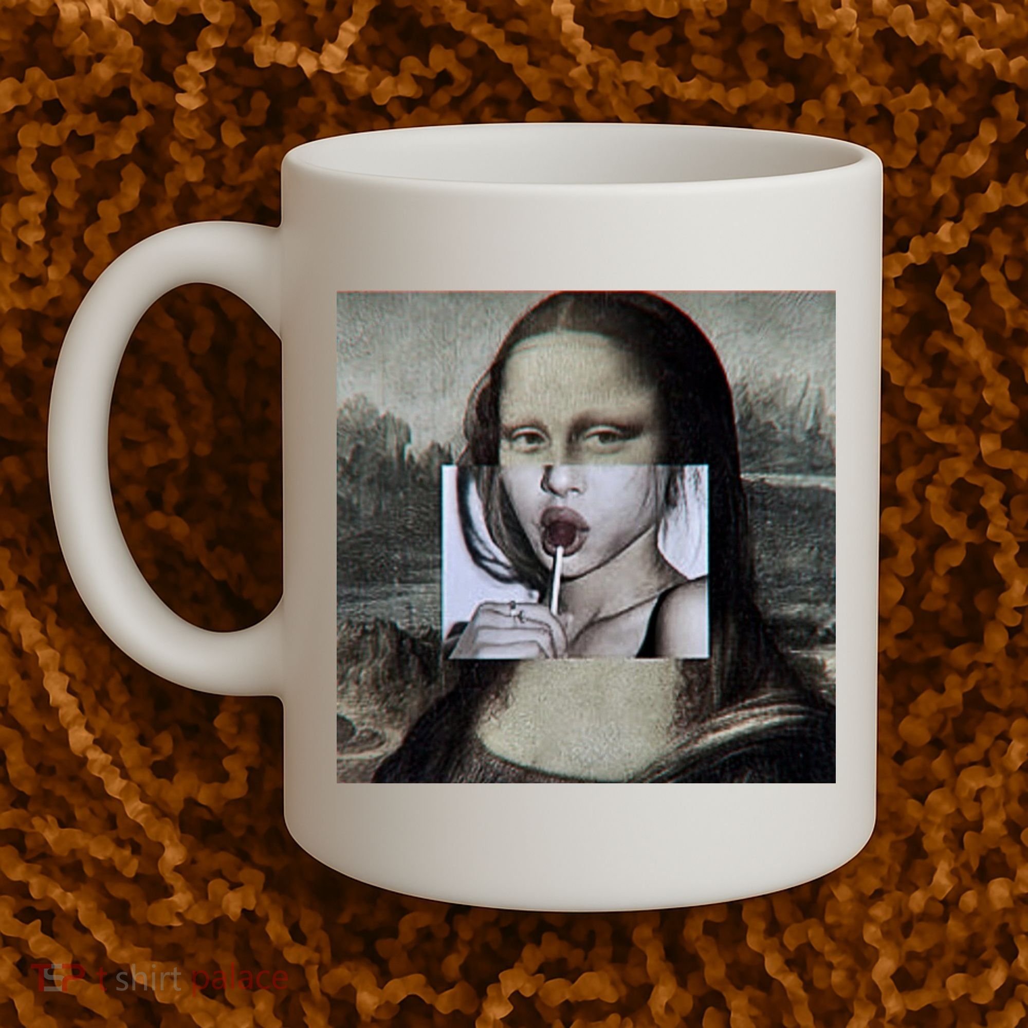 Mona Lisa Lollipop Coffee Mug