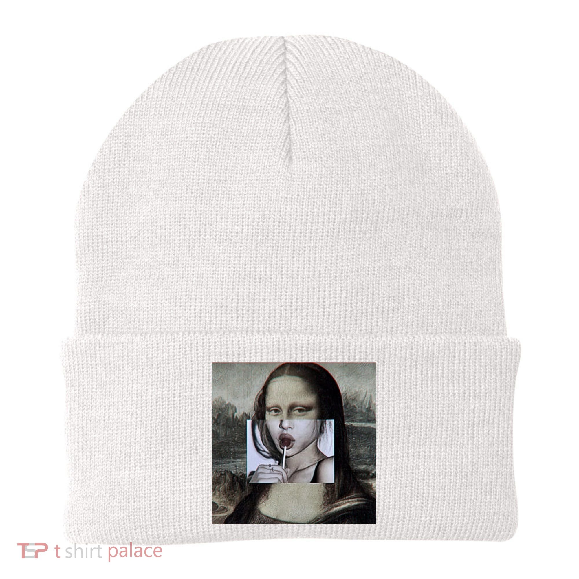 Mona Lisa Lollipop Beanie