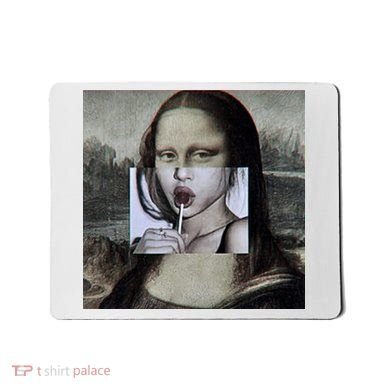 Mona Lisa Lollipop Mousepad