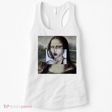 Mona Lisa Lollipop Women's Tank Top