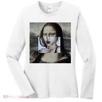 Mona Lisa Lollipop Women's Long Sleeve Shirt thumb 0