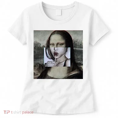 Mona Lisa Lollipop Women's T-Shirt