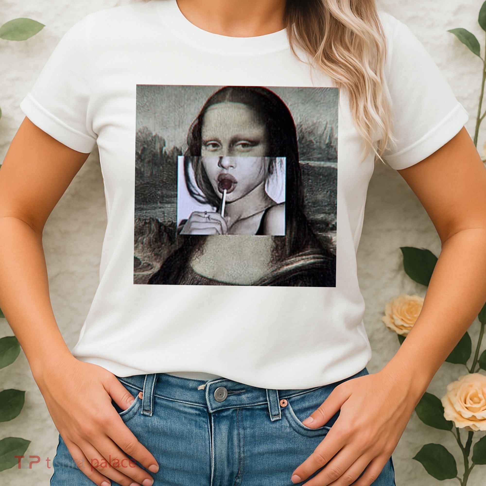 Mona Lisa Lollipop Women's T-Shirt