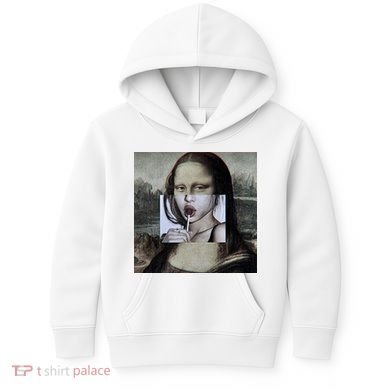 Mona Lisa Lollipop Kids Hoodie