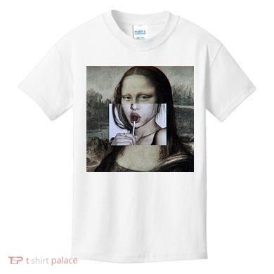 Mona Lisa Lollipop Kids T-Shirt