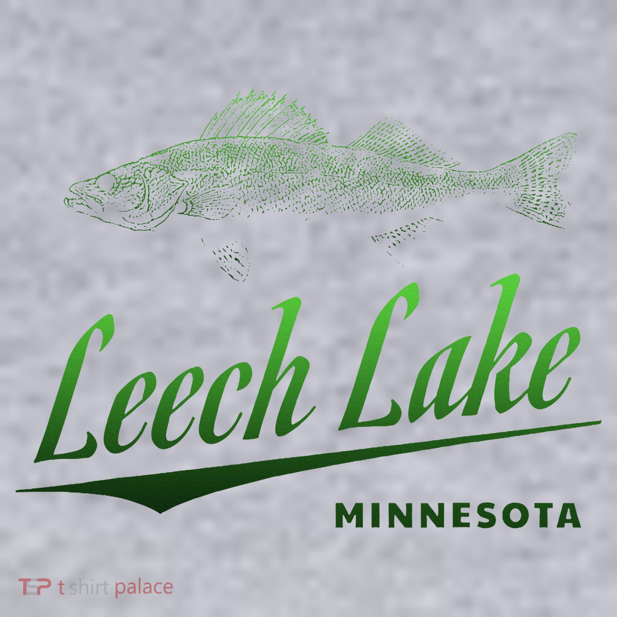 Minnesota Leech Lake With Walleye Fisherman Fishing Women's Sweatshirt
