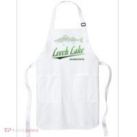 Minnesota Leech Lake With Walleye Fisherman Fishing Apron thumb 0