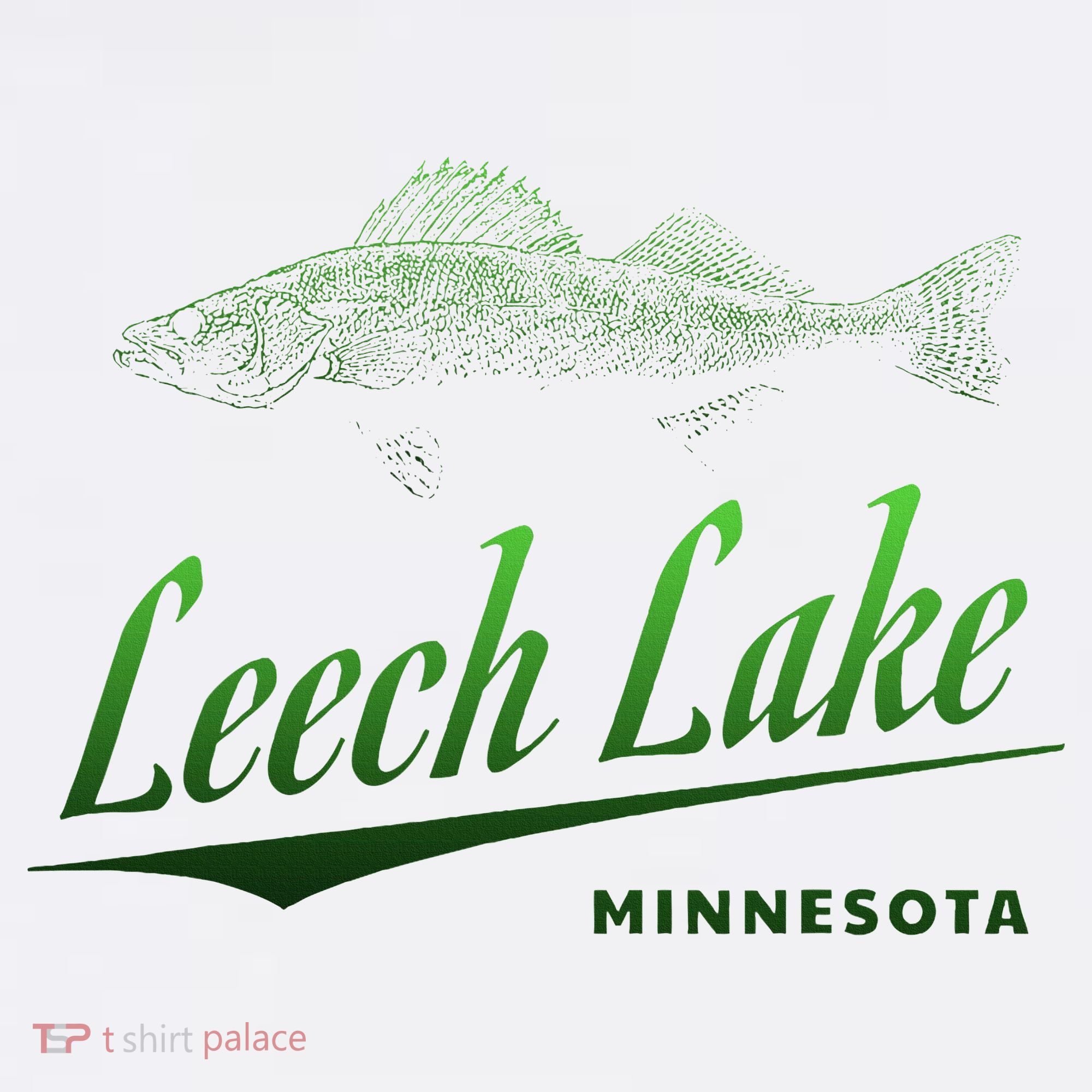 Minnesota Leech Lake With Walleye Fisherman Fishing Women's Tank Top