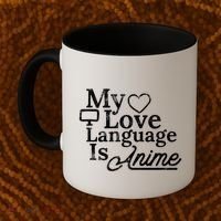 My Love Language Is Anime Coffee Mug thumb 2