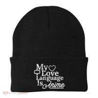 My Love Language Is Anime Beanie thumb 0