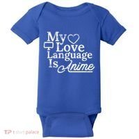 My Love Language Is Anime Baby Bodysuit thumb 0