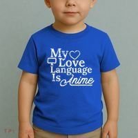 My Love Language Is Anime Toddler T-Shirt thumb 2