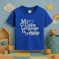 My Love Language Is Anime Toddler T-Shirt thumb 3