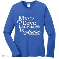 My Love Language Is Anime Women's Long Sleeve Shirt thumb 0