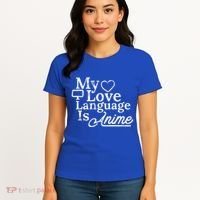 My Love Language Is Anime Women's T-Shirt thumb 4