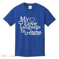 My Love Language Is Anime Kids T-Shirt thumb 0