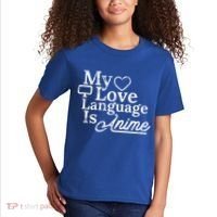 My Love Language Is Anime Kids T-Shirt thumb 2