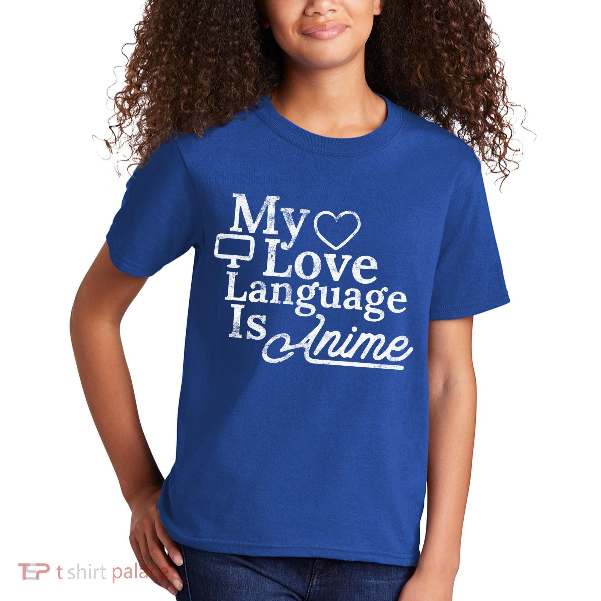 My Love Language Is Anime Kids T-Shirt
