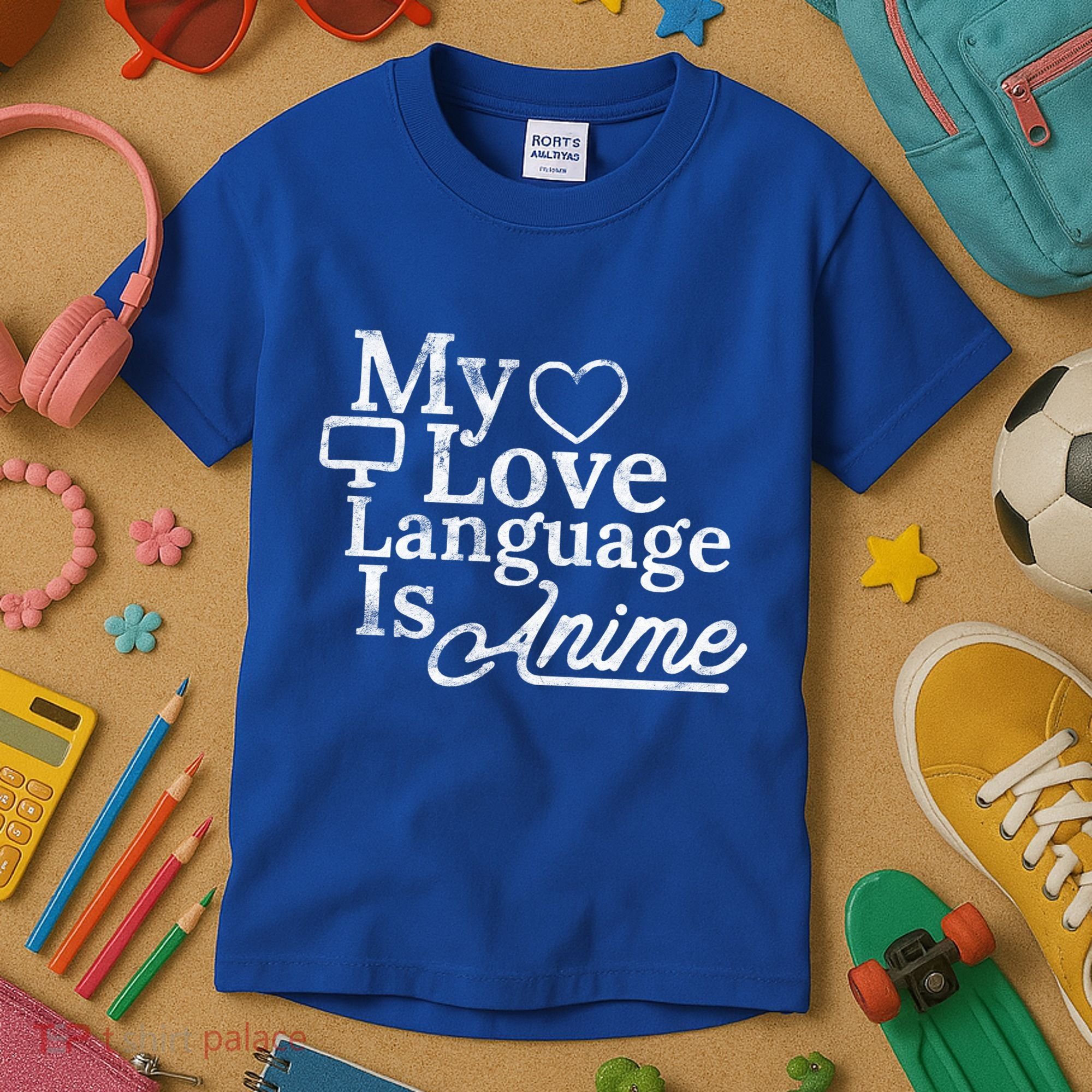 My Love Language Is Anime Kids T-Shirt