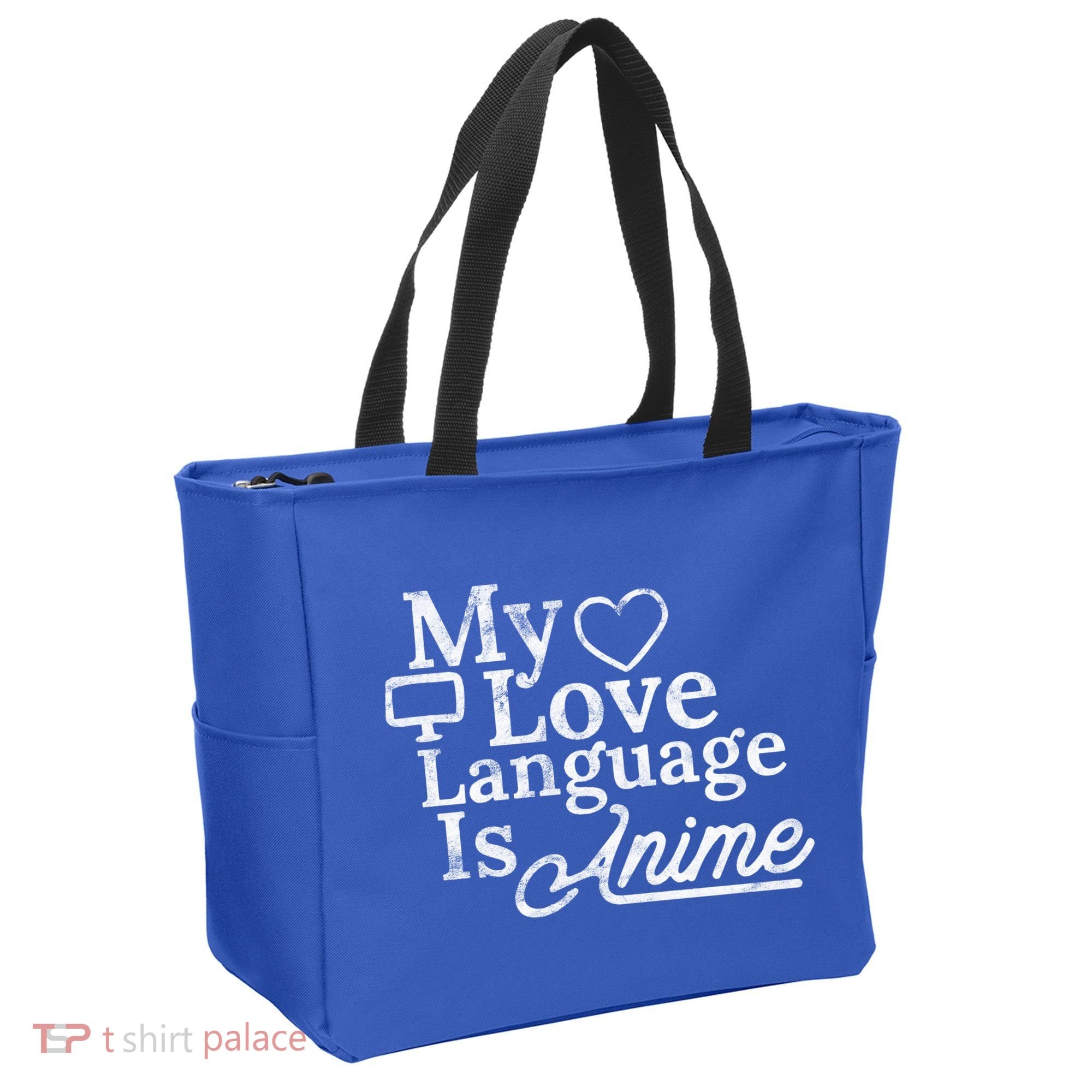 My Love Language Is Anime Tote Bag