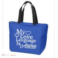 My Love Language Is Anime Tote Bag thumb 3