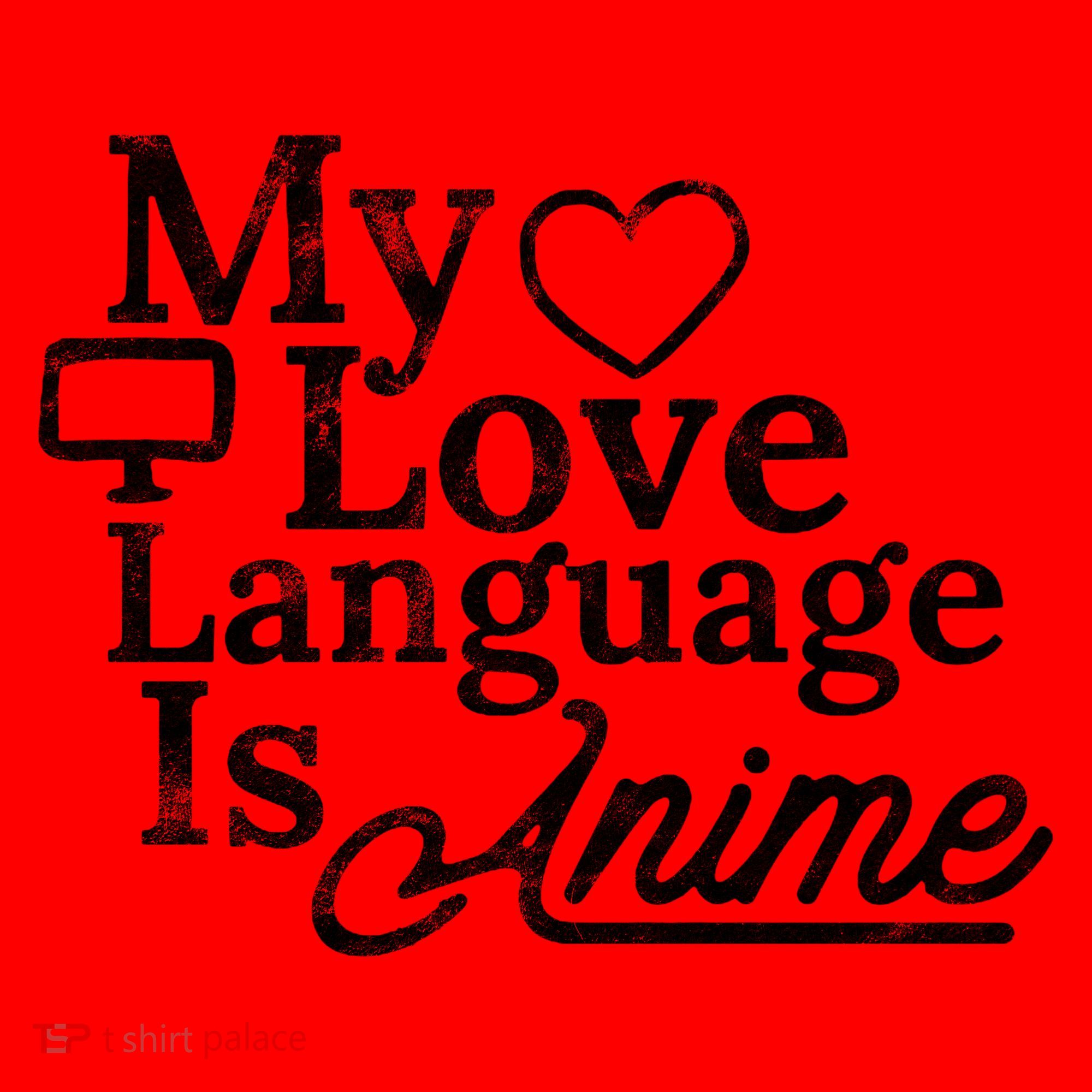 My Love Language Is Anime Santa Hat