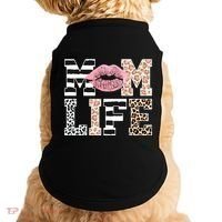 Mom Life Leopard Lips Doggie Tank thumb 0
