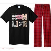 Mom Life Leopard Lips Pajama Set thumb 0