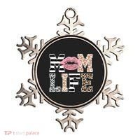 Mom Life Leopard Lips Ornament thumb 0