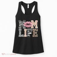 Mom Life Leopard Lips Women's Tank Top thumb 0