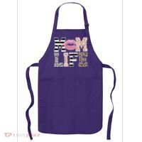 Mom Life Leopard Lips Apron thumb 0